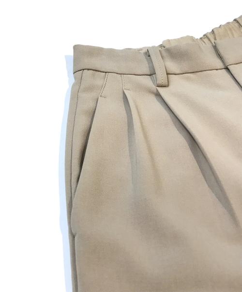 Spick and Span（スピック＆スパン）Spick and Span (スピックアンドスパン) ダブルクロスツータックパンツ　23030200815030 ベージュ サイズ:36の古着・服飾アイテム