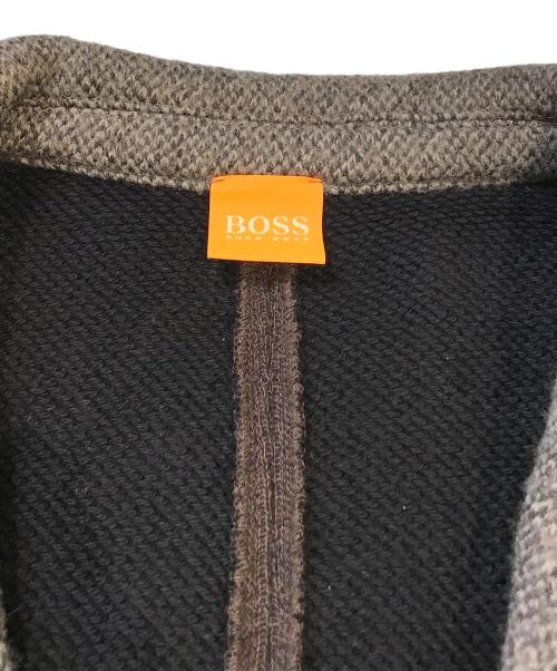 BOSS HUGO BOSS（ボス ヒューゴボス）BOSS HUGO BOSS (ボス ヒューゴボス) ニットテーラードジャケット ブラウン サイズ:XLの古着・服飾アイテム