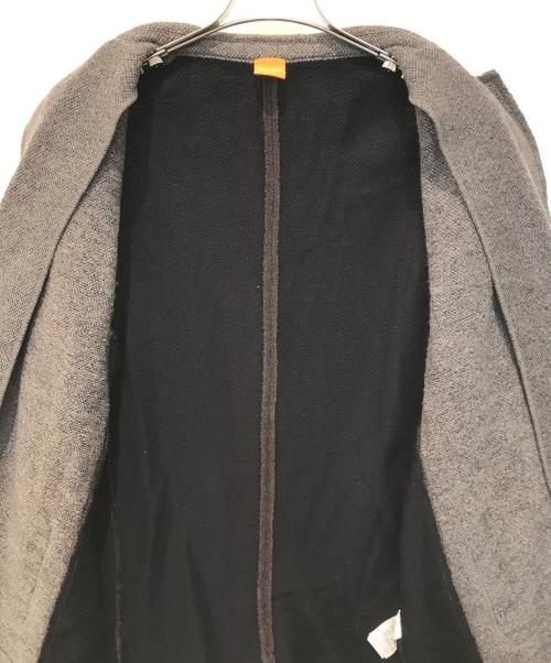 BOSS HUGO BOSS（ボス ヒューゴボス）BOSS HUGO BOSS (ボス ヒューゴボス) ニットテーラードジャケット ブラウン サイズ:XLの古着・服飾アイテム