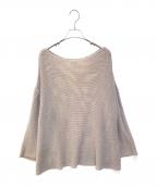 EVERYDAY I LIKE.エヴリデイ アイ ライク）の古着「サマーボートニット　20080500815010」｜ベージュ