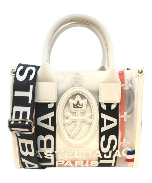 CASTELBAJAC（カステルバジャック）CASTELBAJAC (カステルバジャック) 2WAYショルダーバッグ ホワイトの古着・服飾アイテム