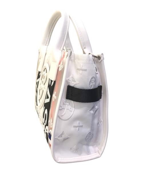 CASTELBAJAC（カステルバジャック）CASTELBAJAC (カステルバジャック) 2WAYショルダーバッグ ホワイトの古着・服飾アイテム