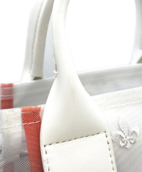 CASTELBAJAC（カステルバジャック）CASTELBAJAC (カステルバジャック) 2WAYショルダーバッグ ホワイトの古着・服飾アイテム