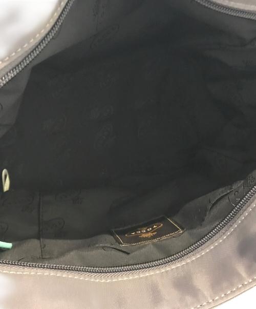 TOCCA（トッカ）TOCCA (トッカ) リボン2WAYバッグ グレー×ツスカイブルーの古着・服飾アイテム