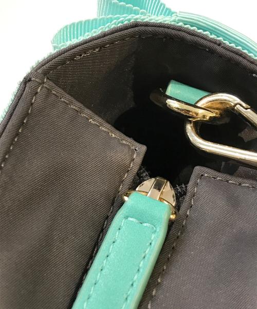TOCCA（トッカ）TOCCA (トッカ) リボン2WAYバッグ グレー×ツスカイブルーの古着・服飾アイテム