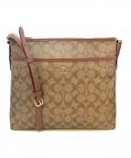 COACHコーチ）の古着「ショルダーバッグ　F34938」｜ベージュ