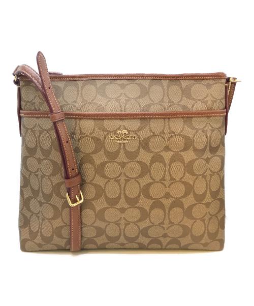 COACH（コーチ）COACH (コーチ) ショルダーバッグ　F34938 ベージュの古着・服飾アイテム