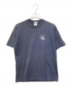 Calvin Klein Jeansカルバンクラインジーンズ）の古着「Tシャツ」｜ネイビー