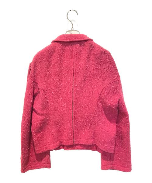 COMME des GARCONS（コムデギャルソン）COMME des GARCONS (コムデギャルソン) ジップデザインネップジャケット　GJ-05073M ピンク サイズ:Mの古着・服飾アイテム