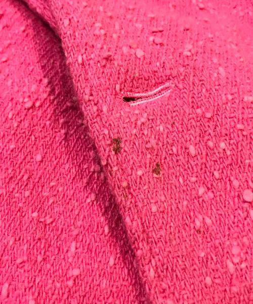 COMME des GARCONS（コムデギャルソン）COMME des GARCONS (コムデギャルソン) ジップデザインネップジャケット　GJ-05073M ピンク サイズ:Mの古着・服飾アイテム