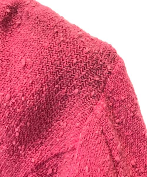 COMME des GARCONS（コムデギャルソン）COMME des GARCONS (コムデギャルソン) ジップデザインネップジャケット　GJ-05073M ピンク サイズ:Mの古着・服飾アイテム