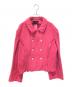 COMME des GARCONS（コムデギャルソン）の古着「ジップデザインネップジャケット　GJ-05073M」｜ピンク