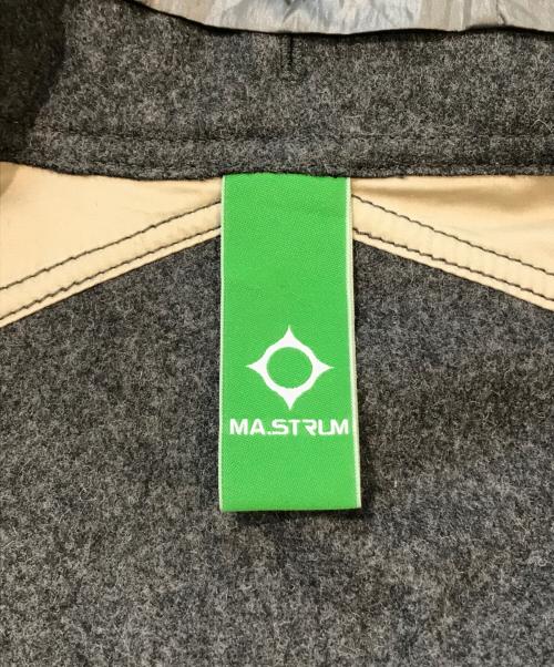 MA.STRUM（マストラム）MA.STRUM (マストラム) フードドッキングジャケット　MA1080 グレー サイズ:Mの古着・服飾アイテム