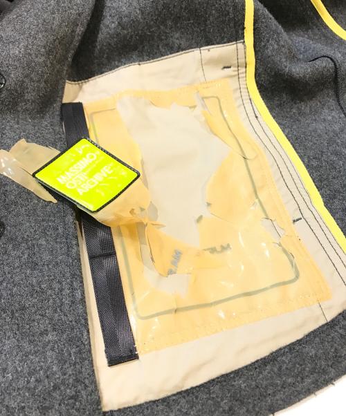 MA.STRUM（マストラム）MA.STRUM (マストラム) フードドッキングジャケット　MA1080 グレー サイズ:Mの古着・服飾アイテム