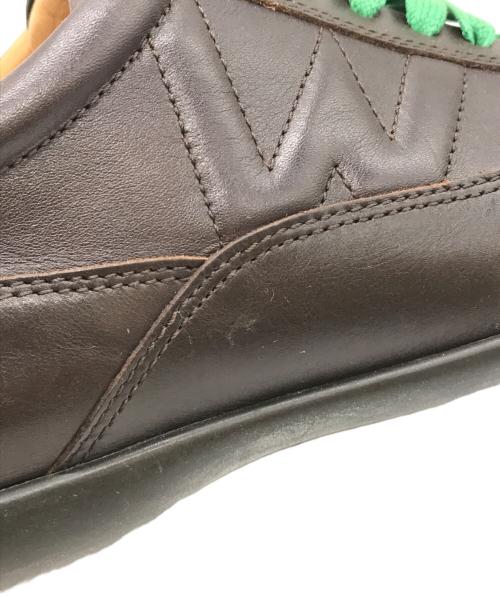 J.M.WESTON（ジェイエムウエストン）J.M.WESTON (ジェイエムウエストン) レザースニーカー　J4-193-571-01 ブラウン サイズ:7Dの古着・服飾アイテム