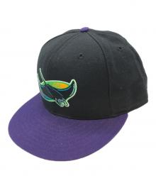 New Era（ニューエラ）の古着「キャップ」｜パープル×ブラック