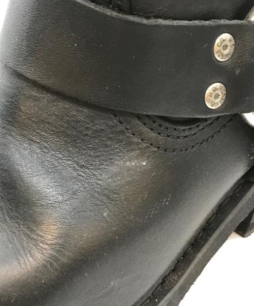 HARLEY-DAVIDSON（ハーレーダビッドソン）HARLEY-DAVIDSON (ハーレーダビッドソン) サイドジップブーツ　84422 ブラック サイズ:23の古着・服飾アイテム