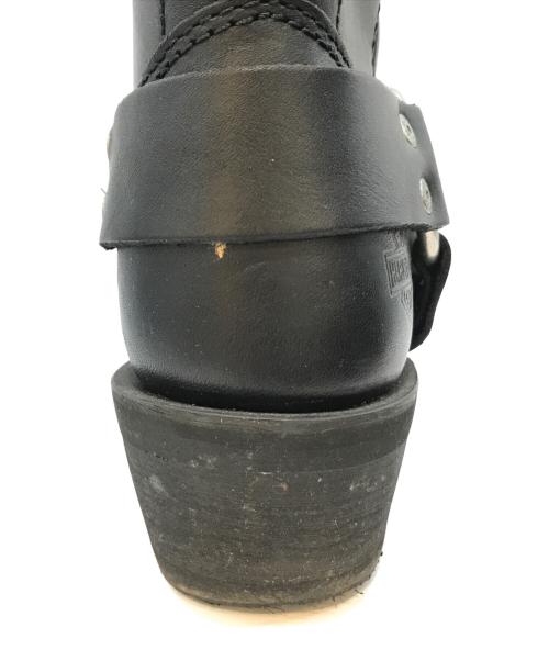 HARLEY-DAVIDSON（ハーレーダビッドソン）HARLEY-DAVIDSON (ハーレーダビッドソン) サイドジップブーツ　84422 ブラック サイズ:23の古着・服飾アイテム