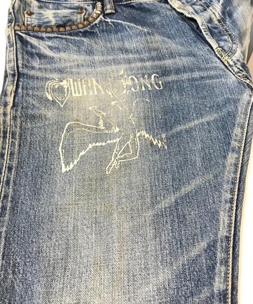 Thee Hysteric XXX（ジィ ヒステリックトリプルエックス）Thee Hysteric XXX (ジィ ヒステリックトリプルエックス) デニムパンツ　5AP-0543 ブラック サイズ:W32の古着・服飾アイテム