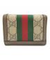 GUCCI (グッチ) 2つ折り財布　523155　オフディア ブラウン：18000円