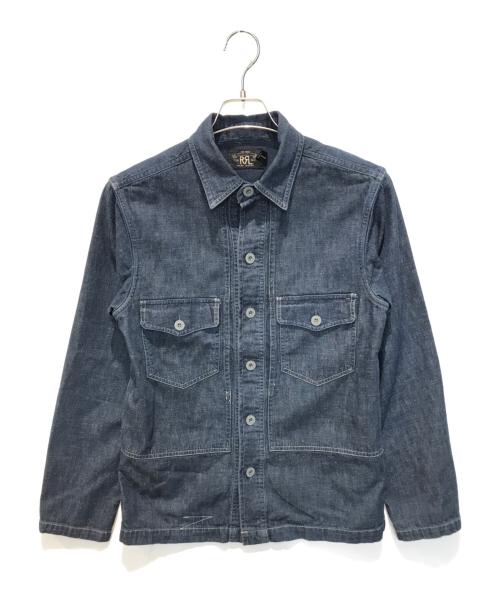 RRL（ダブルアールエル）RRL (ダブルアールエル) buttoned long sleeve shirt インディゴ サイズ:XSの古着・服飾アイテム