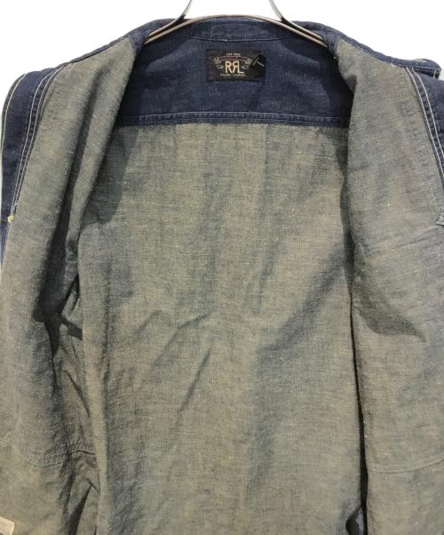 RRL（ダブルアールエル）RRL (ダブルアールエル) buttoned long sleeve shirt インディゴ サイズ:XSの古着・服飾アイテム