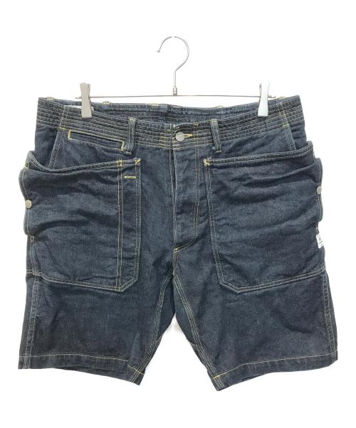 SASSAFRAS（ササフラス）SASSAFRAS (ササフラス) フォールリーフハーフデニムパンツ インディゴ サイズ:XLの古着・服飾アイテム