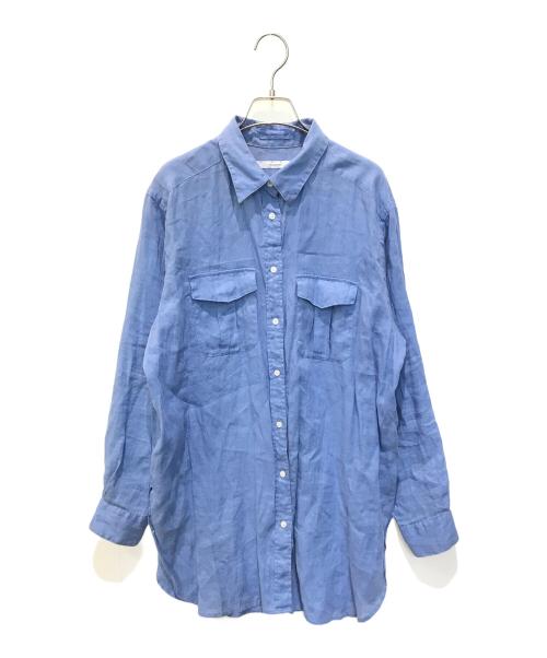 FRAMeWORK（フレームワーク）FRAMeWORK (フレームワーク) FRENCH LINEN シャツ スカイブルー サイズ:FREEの古着・服飾アイテム