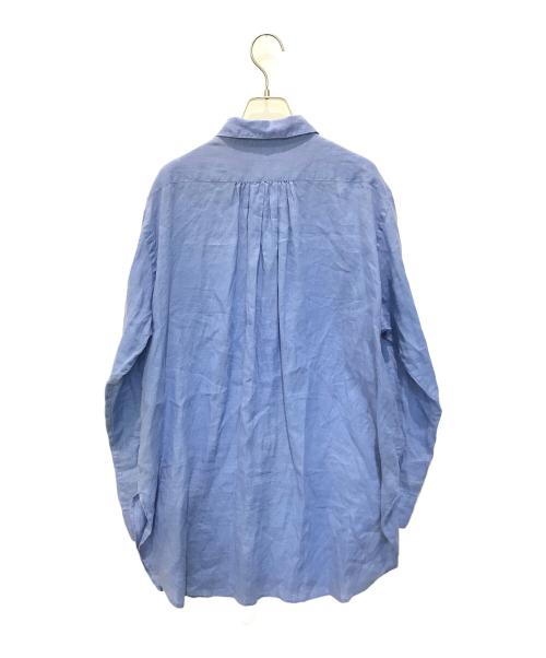 FRAMeWORK（フレームワーク）FRAMeWORK (フレームワーク) FRENCH LINEN シャツ スカイブルー サイズ:FREEの古着・服飾アイテム