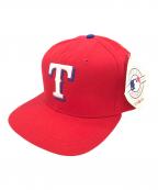 New Era×GENUINE MERCHANDISEニューエラ×ジェニュイン マーチャンダイズ）の古着「キャップ」｜レッド