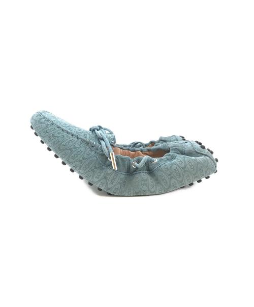 TOD'S（トッズ）TOD'S (トッズ) ALBER ELBAZ (アルベール エルバス) モカシンシューズ ブルー サイズ:38の古着・服飾アイテム