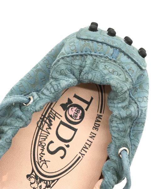 TOD'S（トッズ）TOD'S (トッズ) ALBER ELBAZ (アルベール エルバス) モカシンシューズ ブルー サイズ:38の古着・服飾アイテム