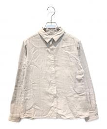 THREE DOTS（スリードッツ）の古着「Double gauze shirts　kb2001y」｜アイボリー