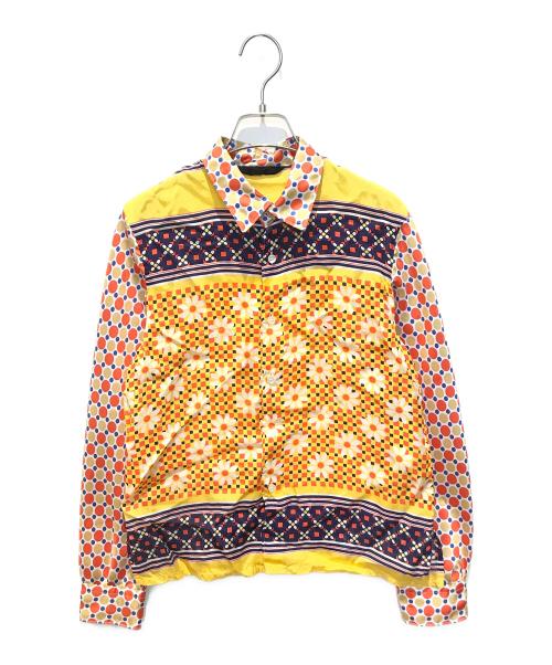 tricot COMME des GARCONS（トリココムデギャルソン）tricot COMME des GARCONS (トリココムデギャルソン) 長袖シャツ　TB-02003M オレンジ サイズ:Mの古着・服飾アイテム