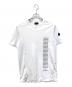 MONCLER（モンクレール）の古着「レタリングロゴＴシャツ　I20918C00053 89A17」｜ホワイト
