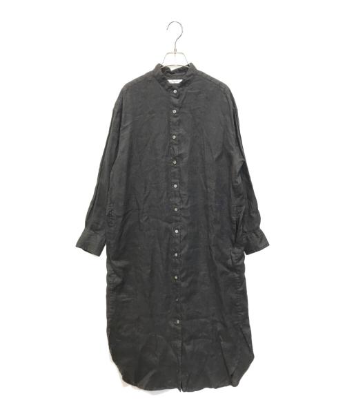 FRAMeWORK（フレームワーク）FRAMeWORK (フレームワーク) レンチリネンシャツワンピース　25040220605020 ブラック サイズ:表記無しの古着・服飾アイテム