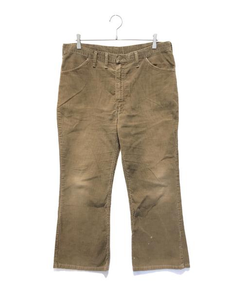 Wrangler（ラングラー）Wrangler (ラングラー) 70’sコーデュロイフレアパンツ ブラウン サイズ:W38の古着・服飾アイテム