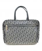 Christian Diorクリスチャン ディオール）の古着「トロッタートラベルポーチ　MC 0053」｜ブルー