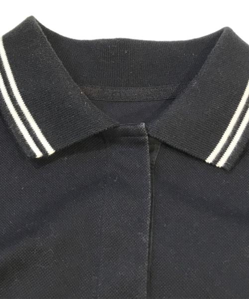 sacai（サカイ）sacai (サカイ) COTTON JERSEY POLO SHIRT ブラック サイズ:2の古着・服飾アイテム