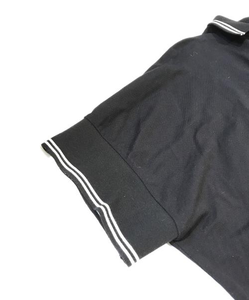 sacai（サカイ）sacai (サカイ) COTTON JERSEY POLO SHIRT ブラック サイズ:2の古着・服飾アイテム