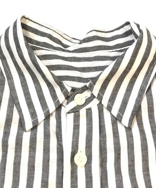 Spick and Span（スピック＆スパン）Spick and Span (スピックアンドスパン) リネンブレンドフレンチヘムギャザーシャツ グレー サイズ:FREE 未使用品の古着・服飾アイテム