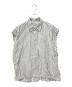 Spick and Span（スピックアンドスパン）の古着「リネンブレンドフレンチヘムギャザーシャツ」｜グレー
