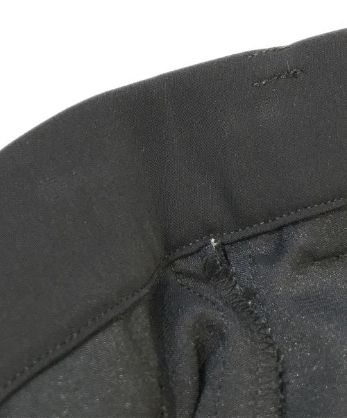 Spick and Span（スピック＆スパン）Spick and Span (スピックアンドスパン) ストレッチタックストレートパンツ ブラック サイズ:34の古着・服飾アイテム