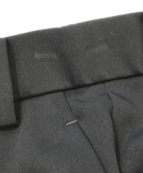 Spick and Span（スピック＆スパン）Spick and Span (スピックアンドスパン) ストレッチタックストレートパンツ ブラック サイズ:34の古着・服飾アイテム