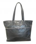 PORTERポーター）の古着「レザートートバッグ」｜ブラック