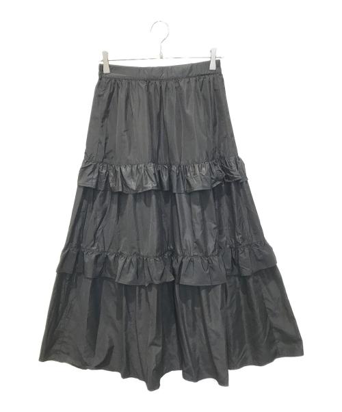 freada（フリーダ）Freada (フリーダ) ティアードスカート　1811252400011 ブラック サイズ:ONE SIZEの古着・服飾アイテム