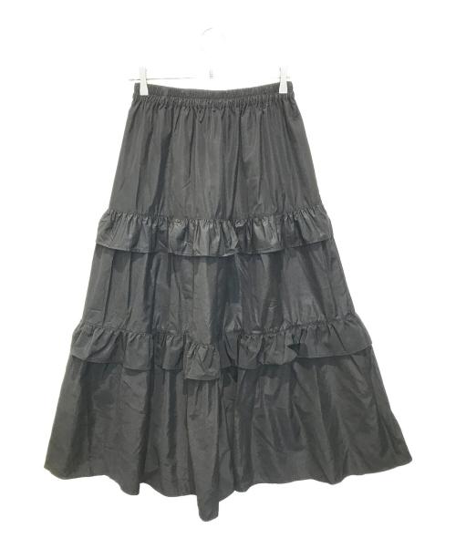 freada（フリーダ）Freada (フリーダ) ティアードスカート　1811252400011 ブラック サイズ:ONE SIZEの古着・服飾アイテム