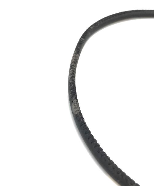 DIESEL（ディーゼル）DIESEL (ディーゼル) ブレスレット ブラック×シルバーの古着・服飾アイテム