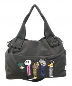 ear PAPILLONNERイアパピヨネ）の古着「2WAYショルダーバッグ」｜ブラック