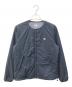 DANTON（ダントン）の古着「INSULATION COLLARLESS JACKET　DT-A0633」｜ネイビー